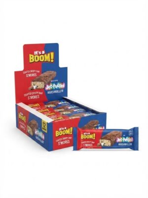 It's a BOOM! Jet Puffed Crispy S'mores Marshmallow Bar 1.6oz 12ct